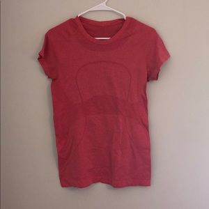 lululemon pink crew neck